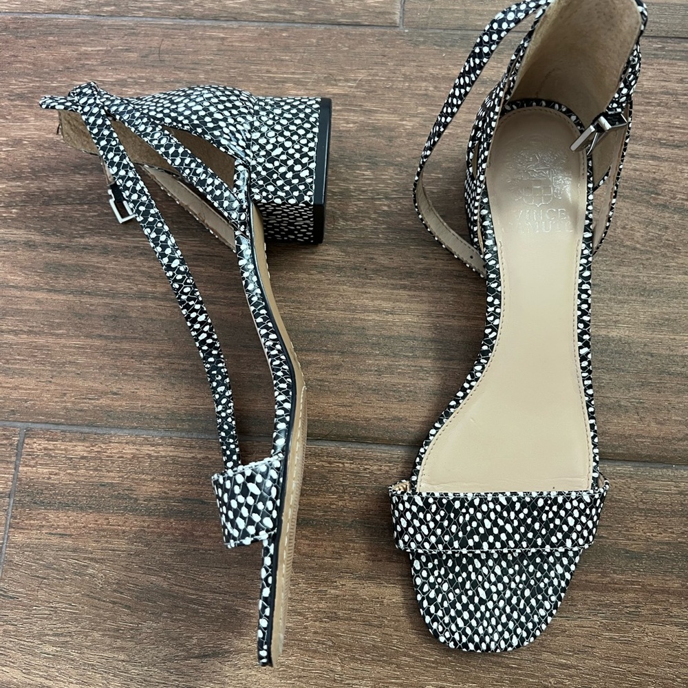 Vince Camuto Black and White Women's Sandals